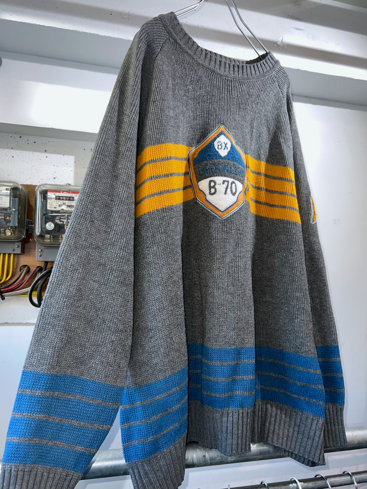 00s Brooklyn Xpress Oversized Design Sweater
