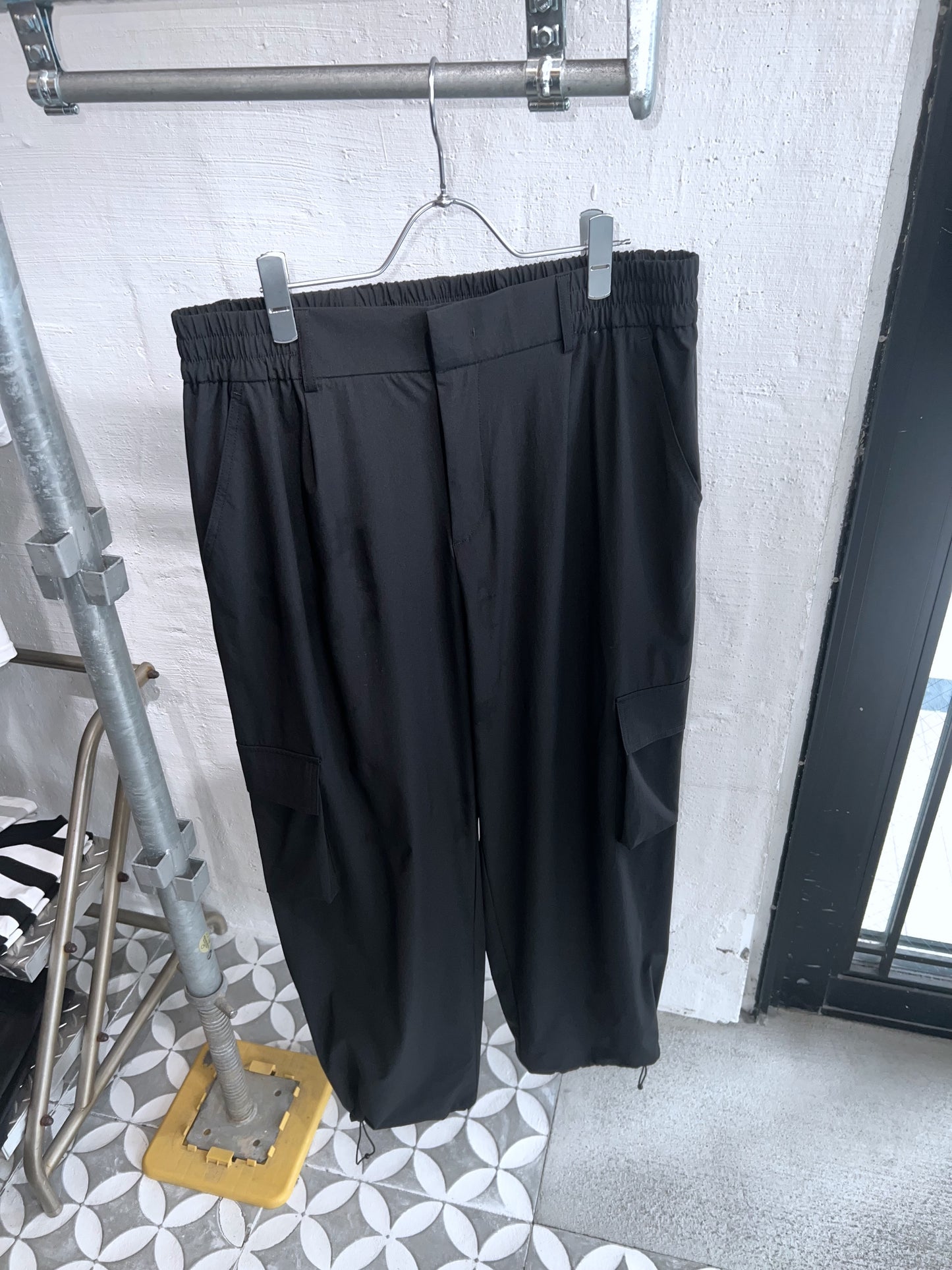 10s Barrel Leg Nylon Cynch Cargo Pants
