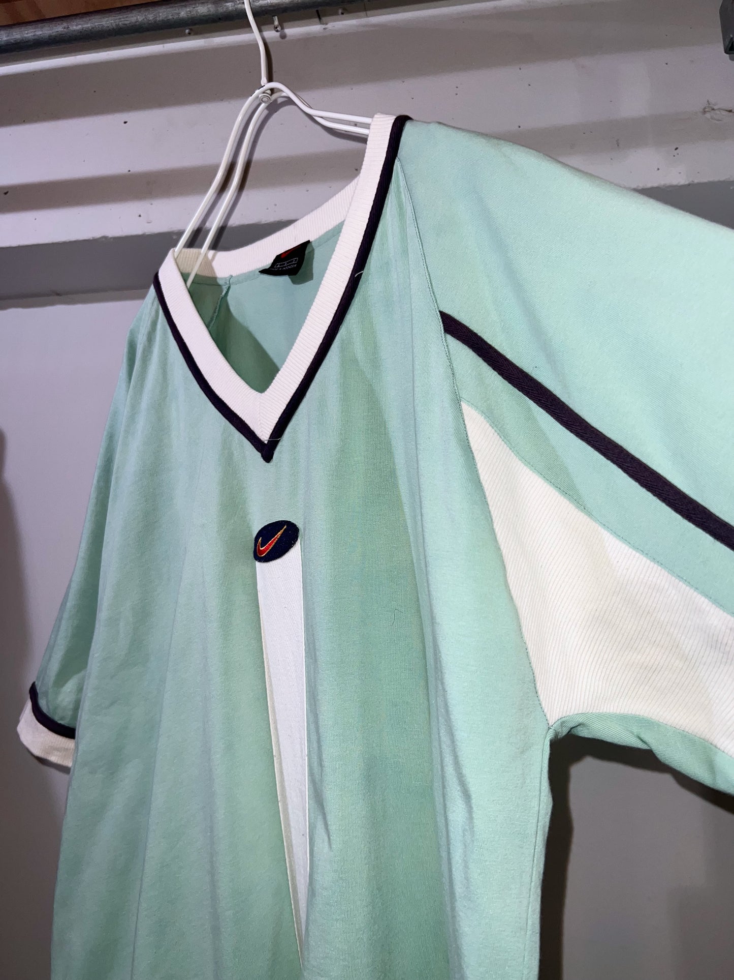 00s Nike V Neck Raglan Game Tee