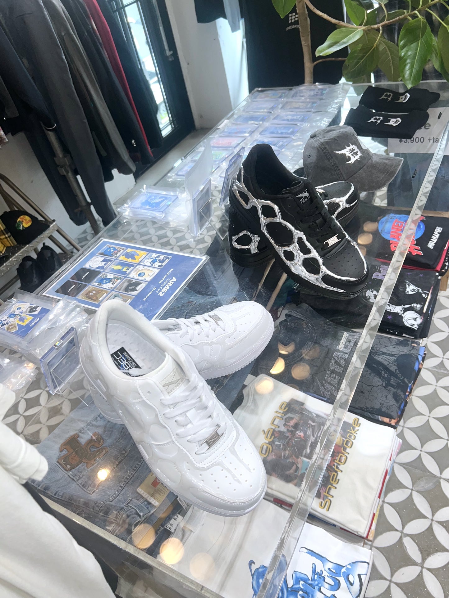 AIM × BAU Liquid Chrome Shoes