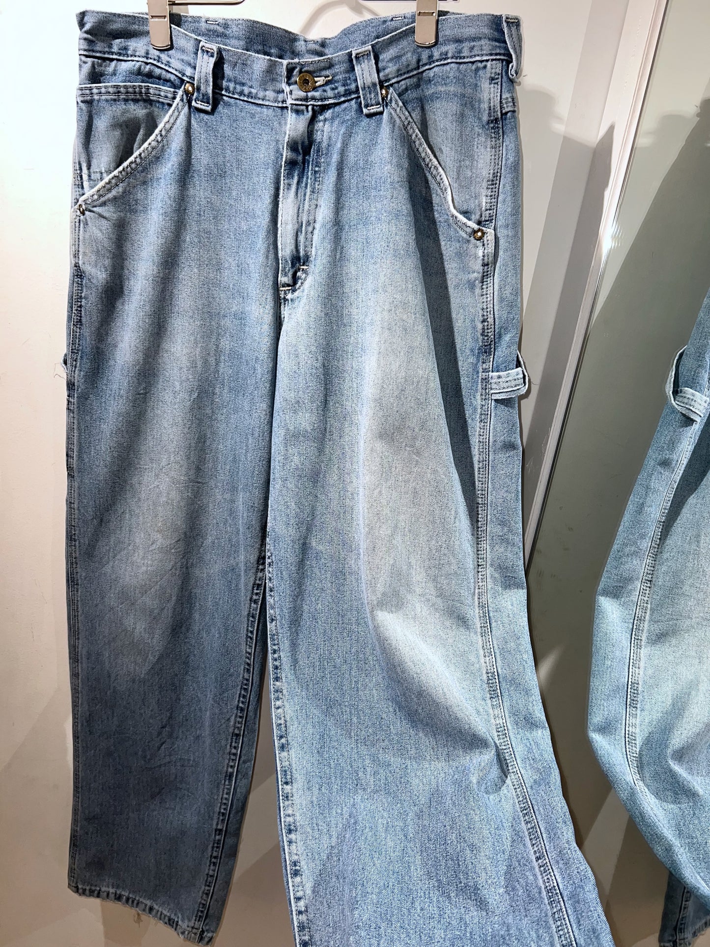 Old Lee Dungarees Loose Denim Pants