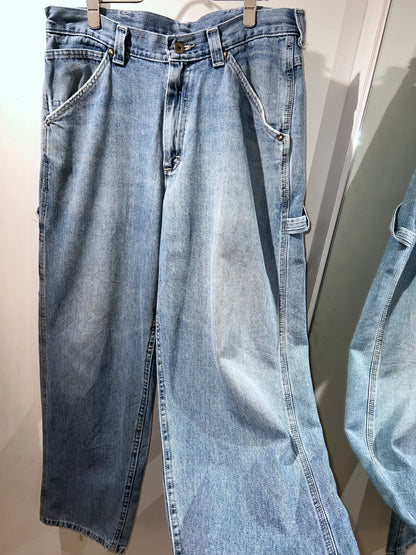 Old Lee Dungarees Loose Denim Pants