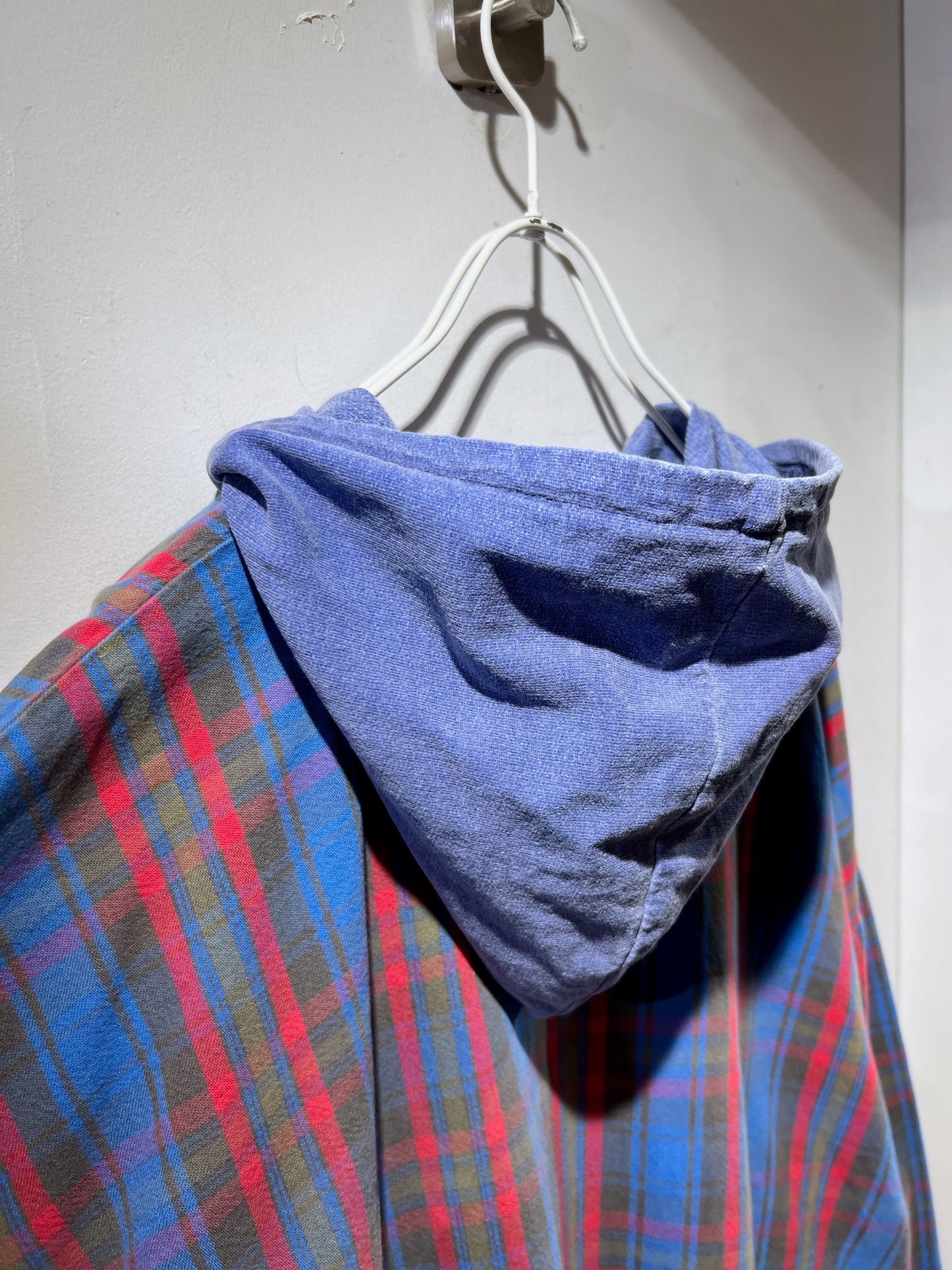 90s Vintage Gordon & Smith Hooded Flannel Shirt