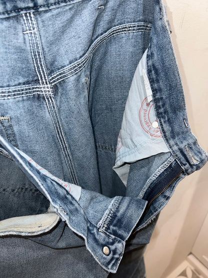 Old Lee Dungarees Loose Denim Pants