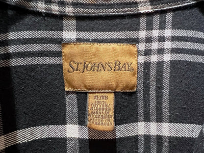 St. John’s Bay Lightweight Flannel Plaid Shirt