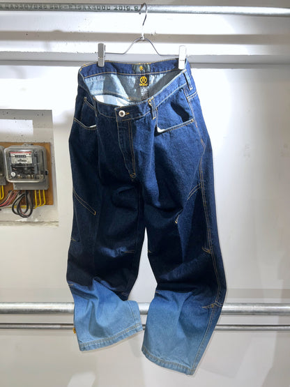 AIM × BAU Hand Painted Denim Pants