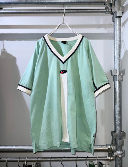 00s Nike V Neck Raglan Game Tee