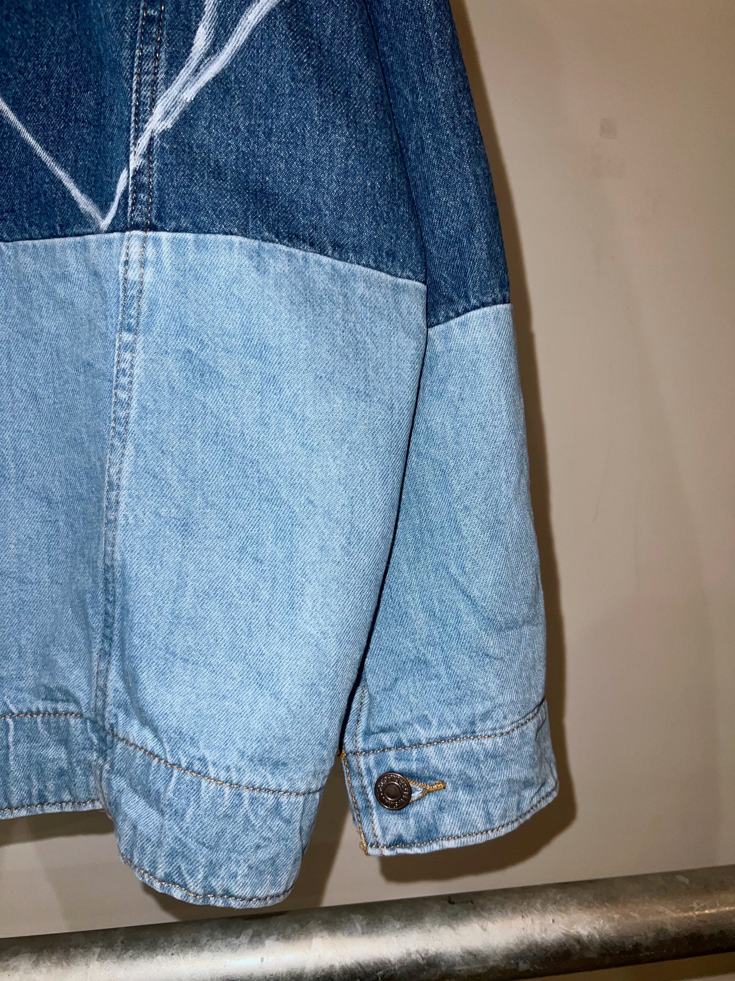 AIM × BAU Hand Painted Denim Jacket