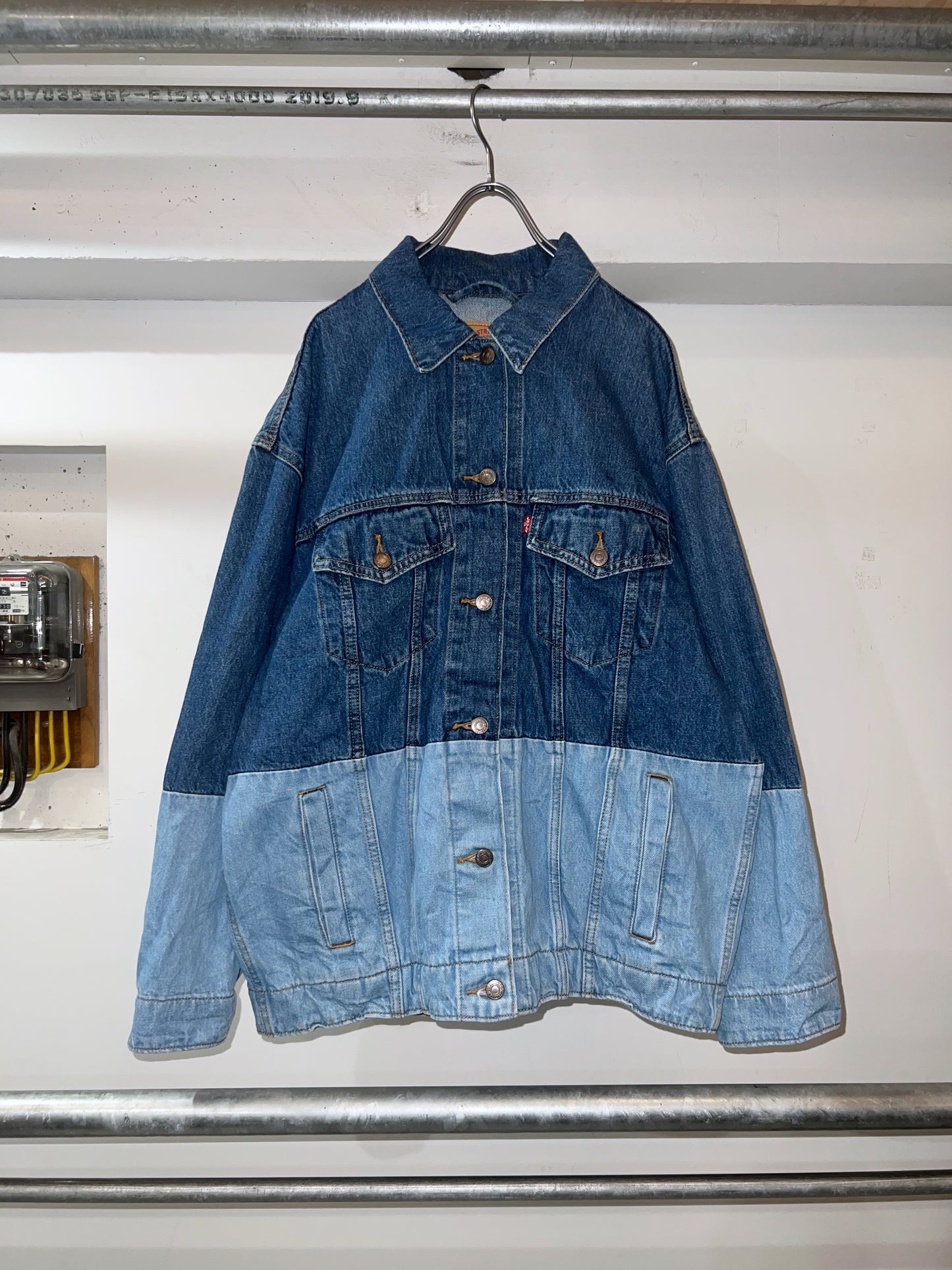 AIM × BAU Hand Painted Denim Jacket