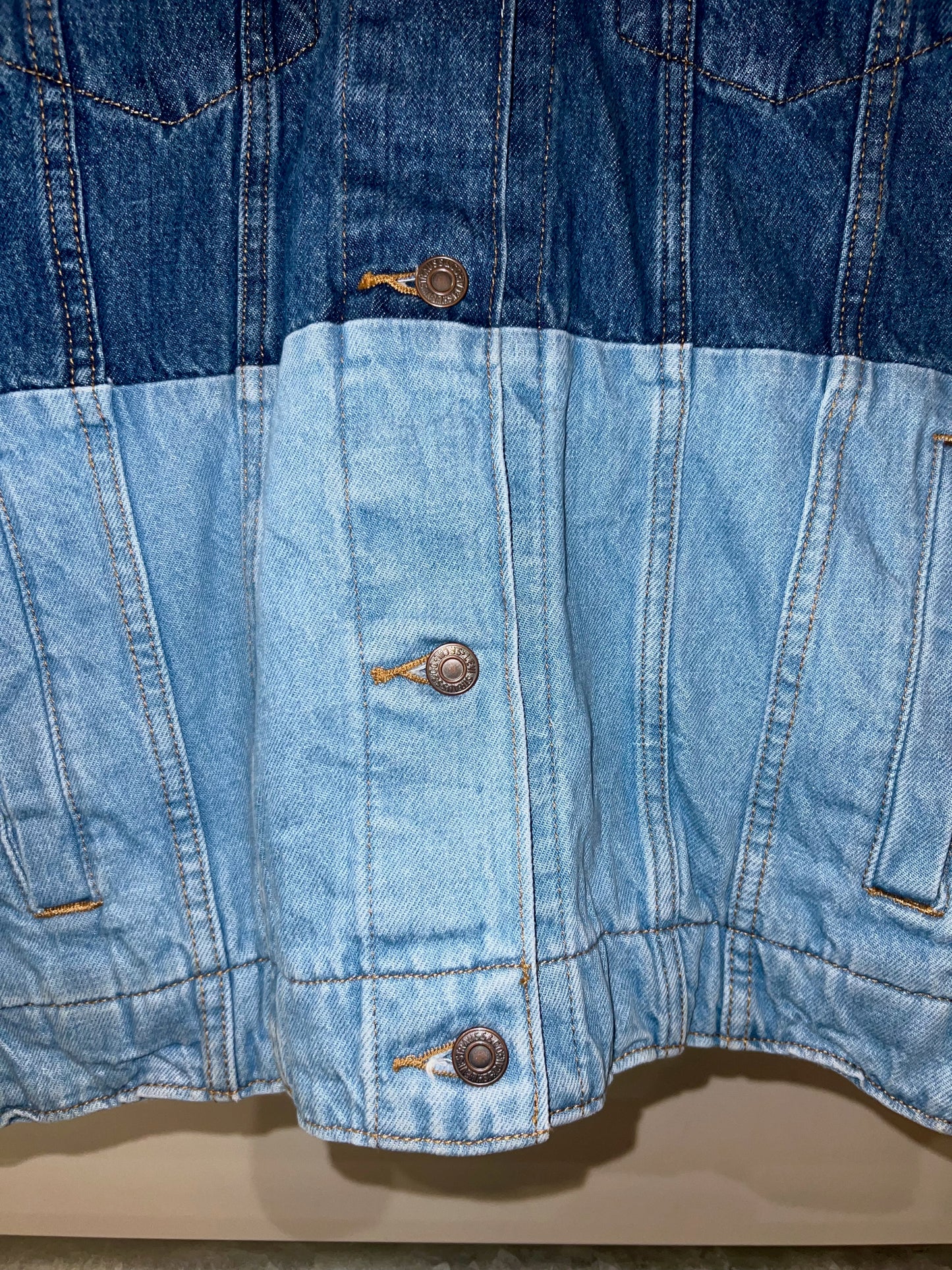 AIM × BAU Hand Painted Denim Jacket