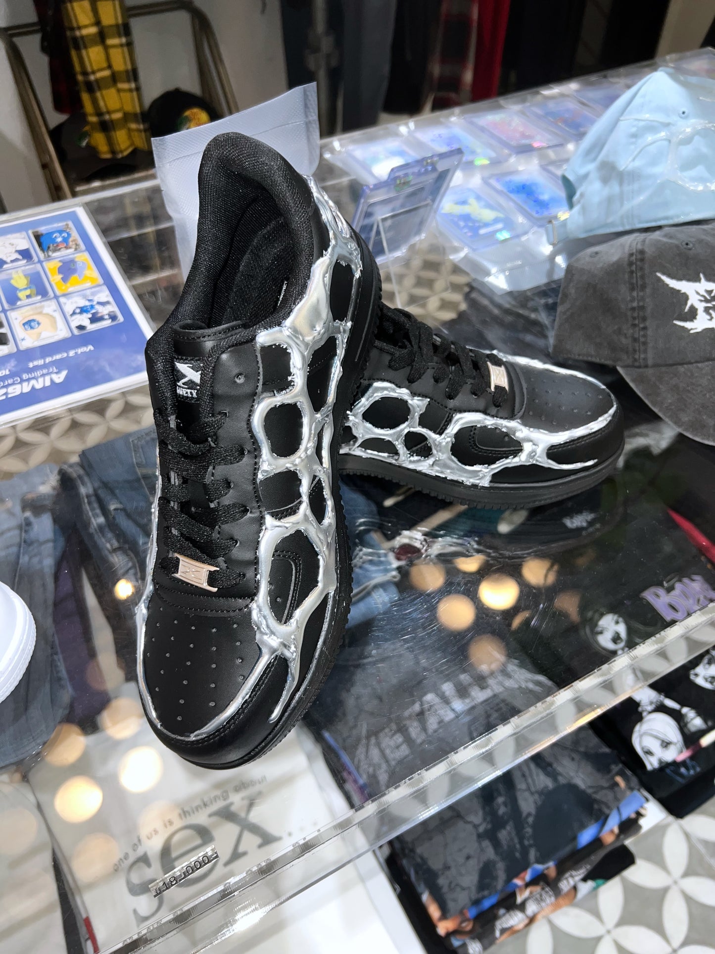 AIM × BAU Liquid Chrome Shoes