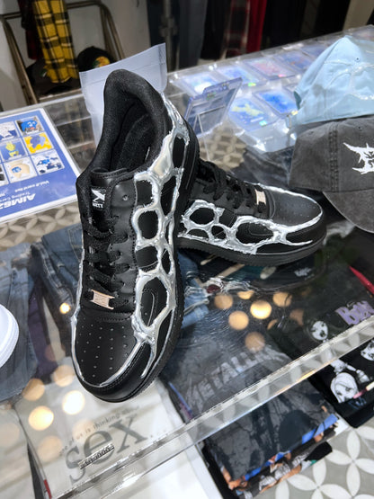AIM × BAU Liquid Chrome Shoes