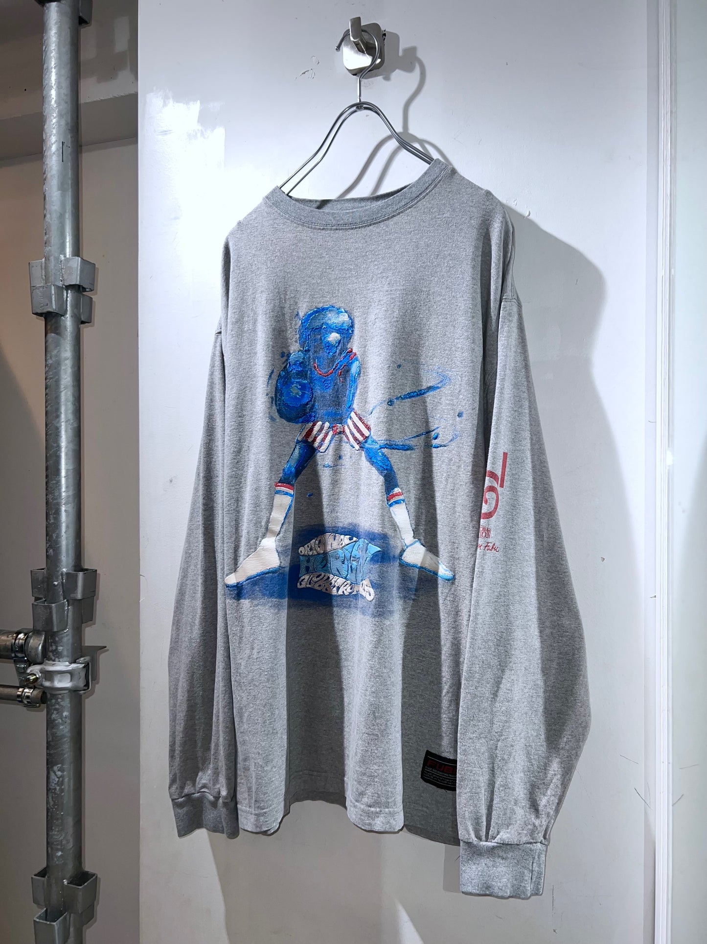 90s FUBU Harlem Globetrotters Artwork L/S Tee