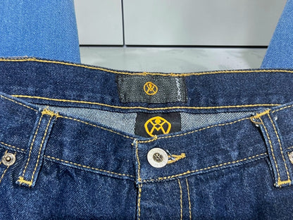 AIM × BAU Hand Painted Denim Pants