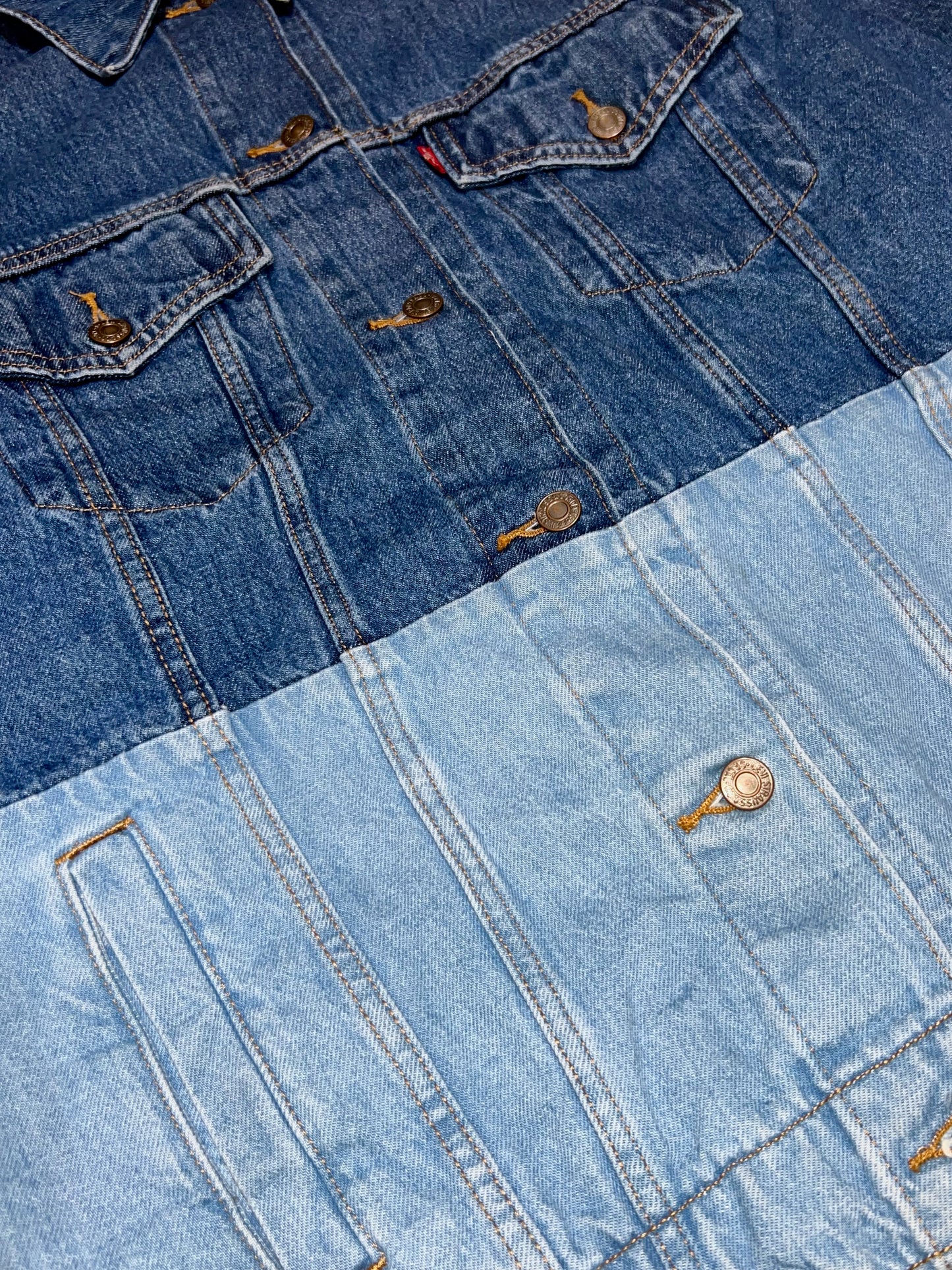 AIM × BAU Hand Painted Denim Jacket