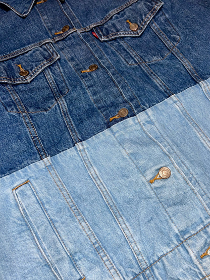AIM × BAU Hand Painted Denim Jacket