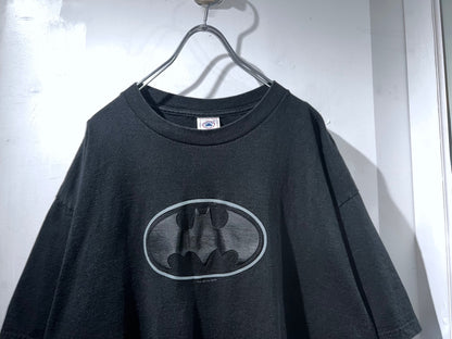 00s Vintage Batman Leather Emblem Tee
