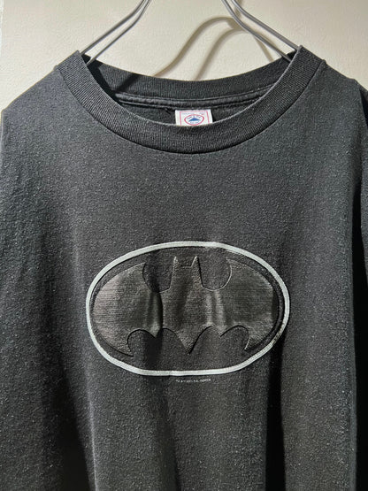 00s Vintage Batman Leather Emblem Tee