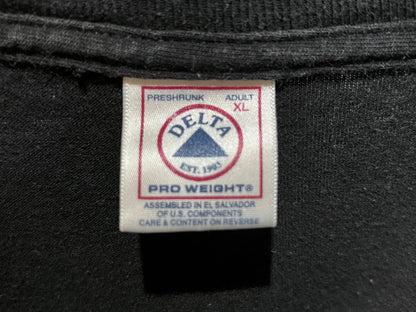00s Vintage Batman Leather Emblem Tee