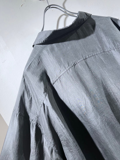Old Grey Silk Shirt