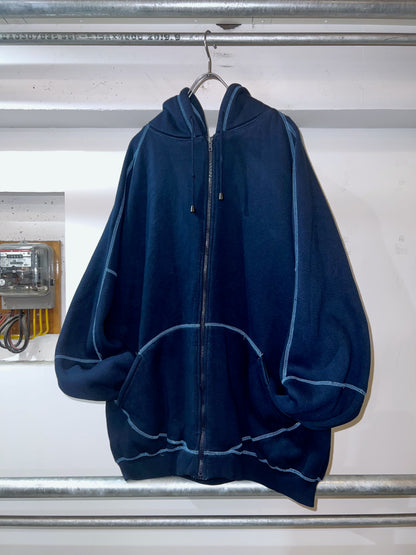00s Jordan Craig Zip-up Hoodie Contrast Outseam