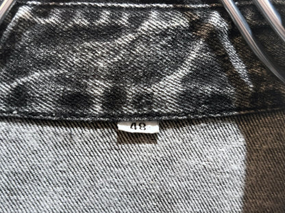 Vintage Euro Stone Wash Black Denim Shirt