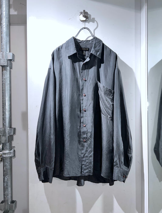 Old Grey Silk Shirt
