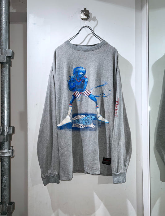 90s FUBU Harlem Globetrotters Artwork L/S Tee
