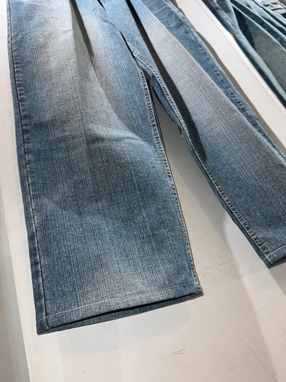 Royal Blue Jeans Wide Leg Denim Pants