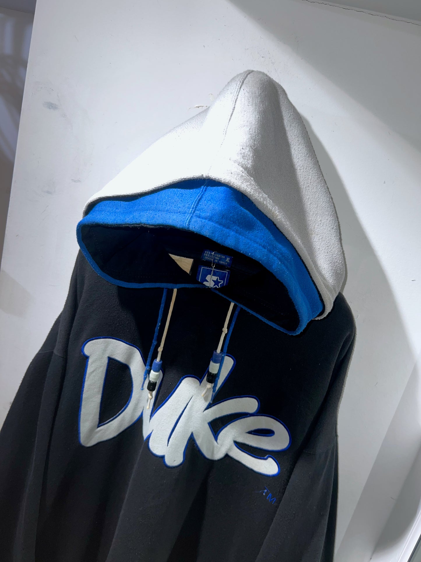 90s Starter Duke Blue Devils Double Hood Hoodie