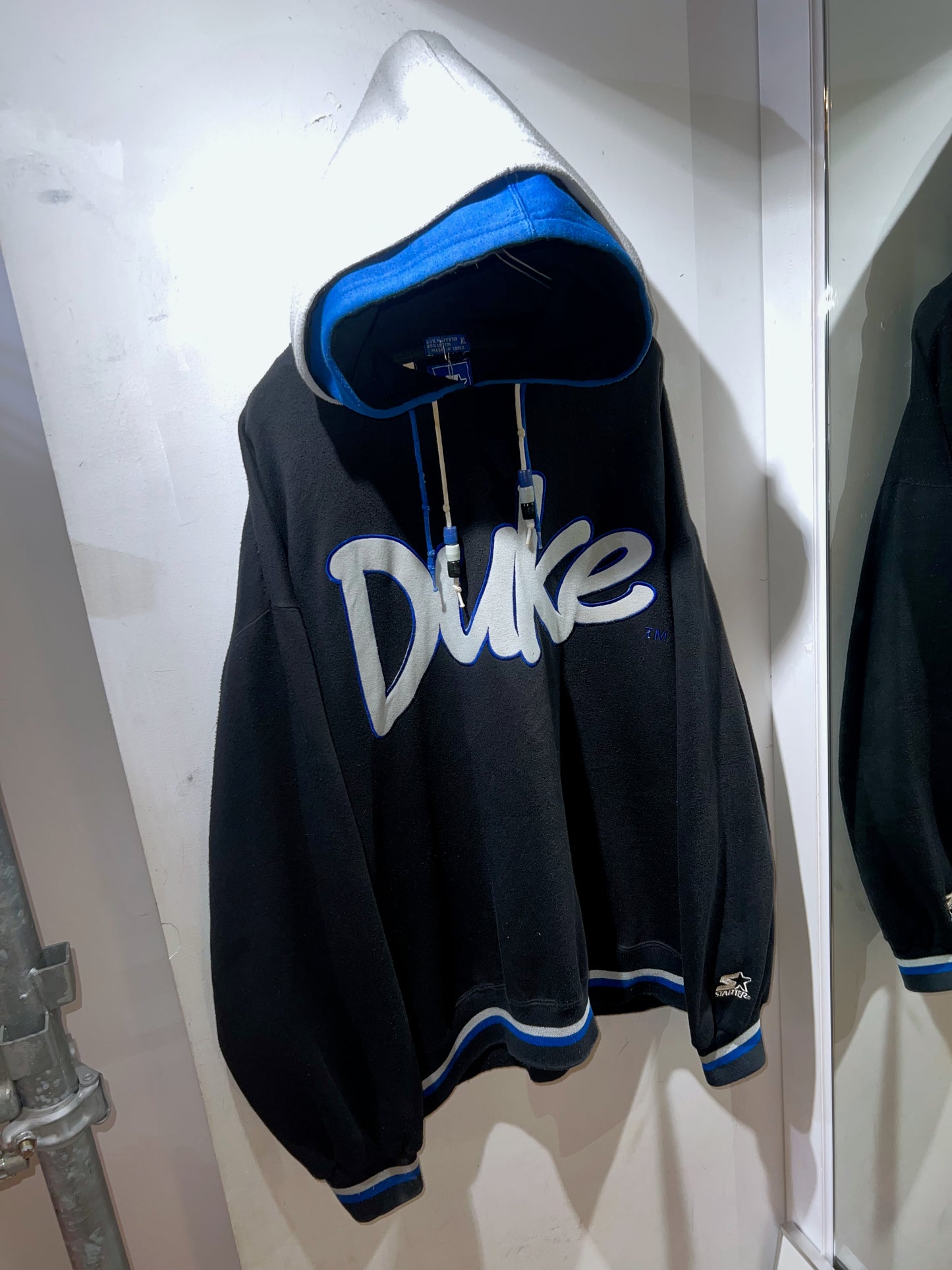 90s Starter Duke Blue Devils Double Hood Hoodie