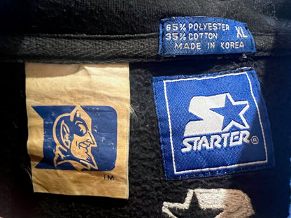 90s Starter Duke Blue Devils Double Hood Hoodie