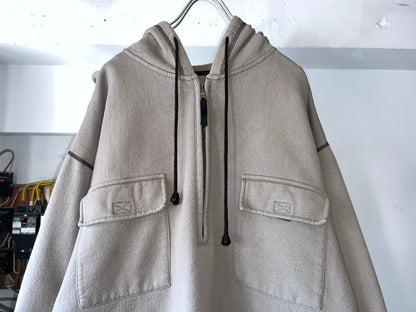 00s Vintage Half Zip Design Sweatshirt