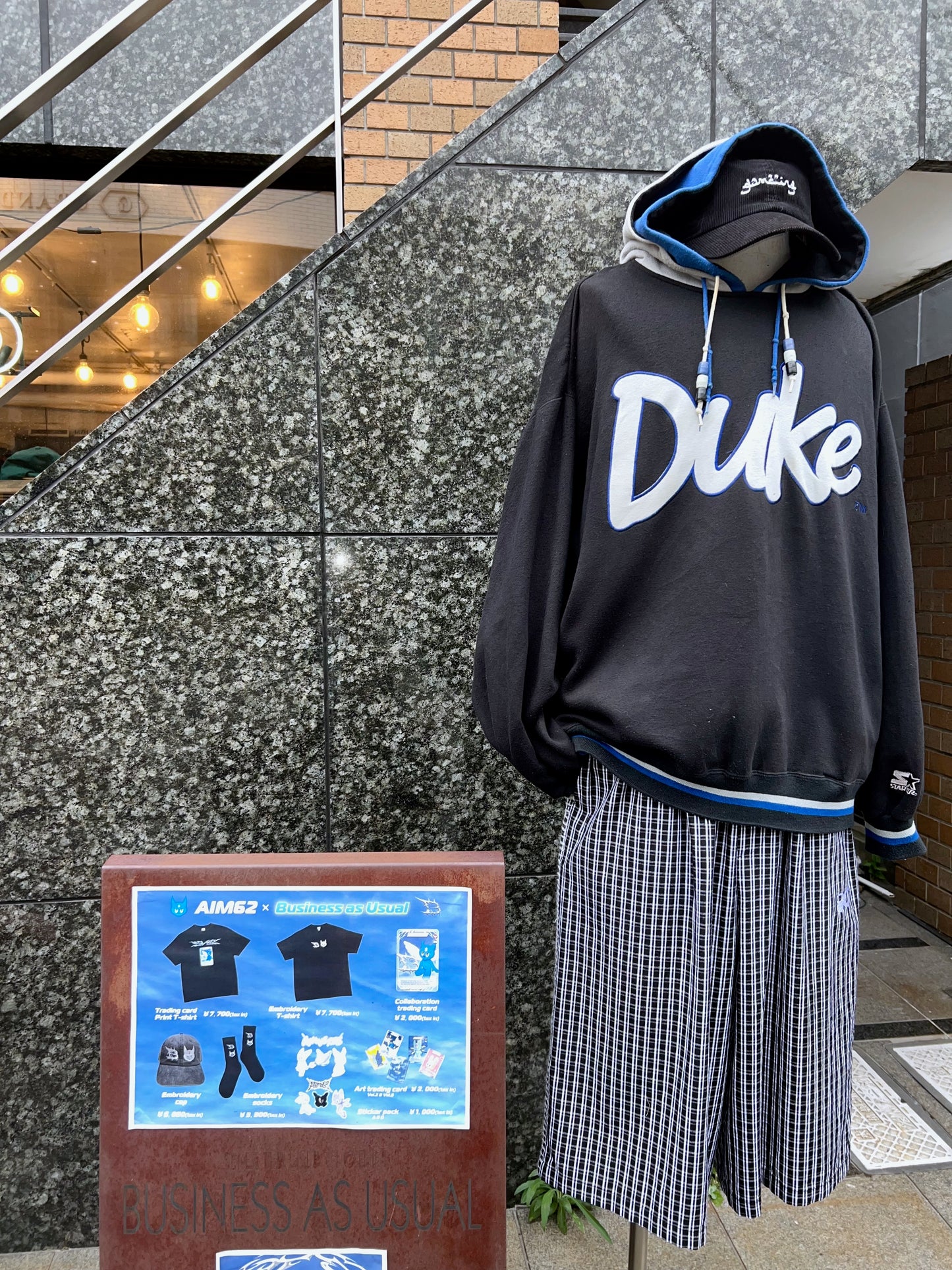 90s Starter Duke Blue Devils Double Hood Hoodie
