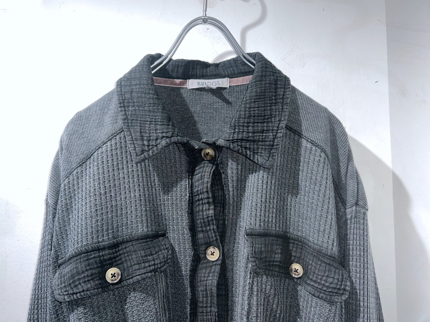 00s Oversized Waffle Shirt