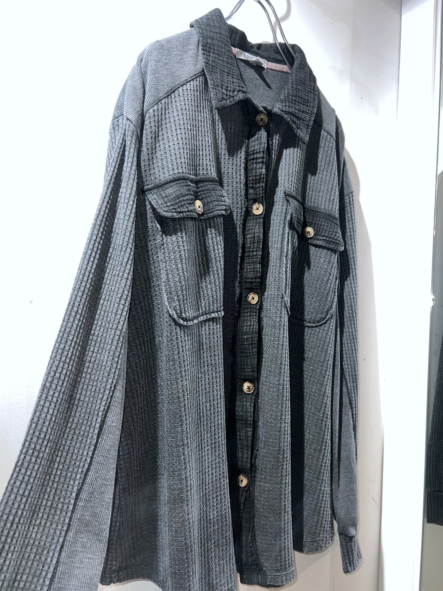 00s Oversized Waffle Shirt