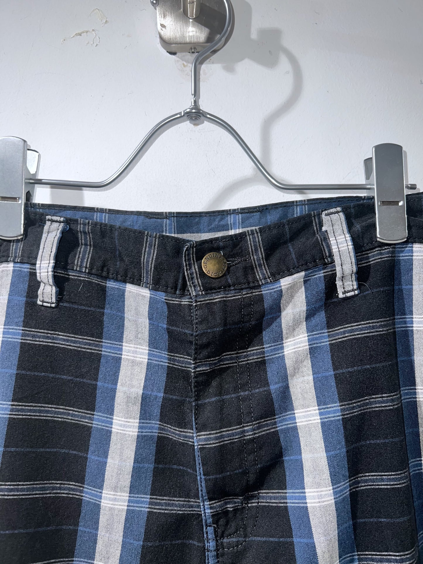 Dickies Wide Leg Plaid Shorts