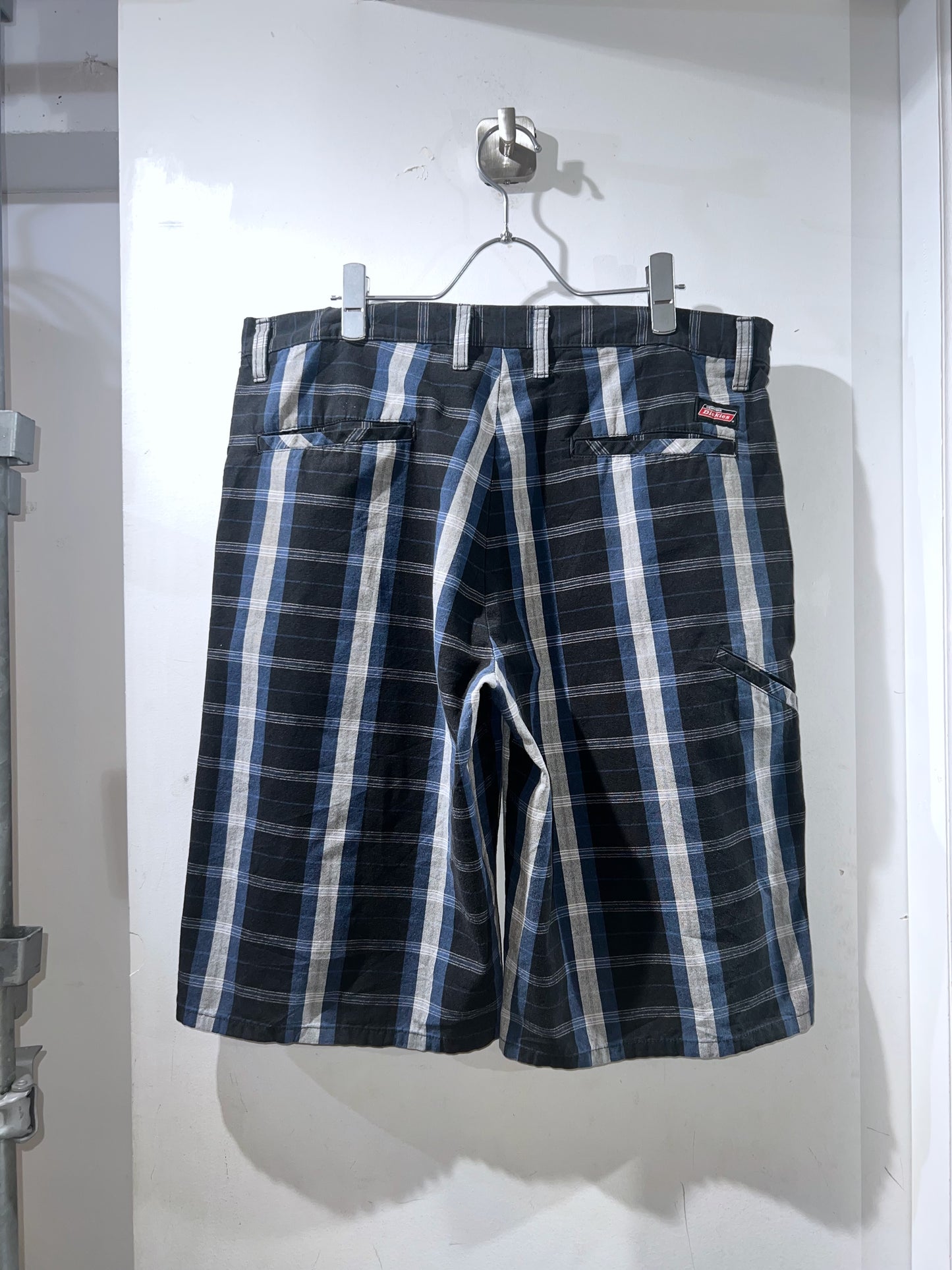 Dickies Wide Leg Plaid Shorts