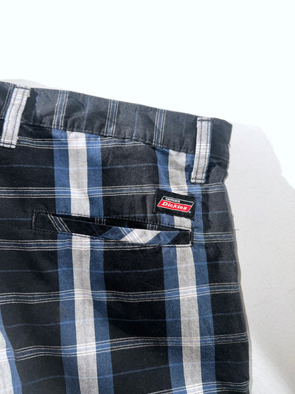 Dickies Wide Leg Plaid Shorts