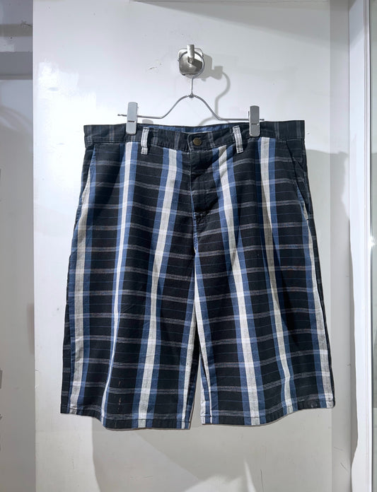 Dickies Wide Leg Plaid Shorts
