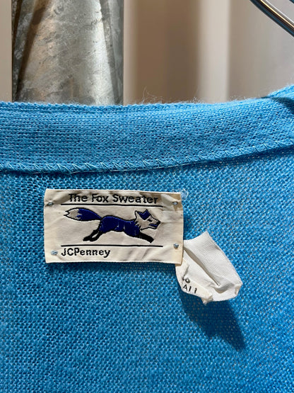 80's JCPenney The Fox Cardigan