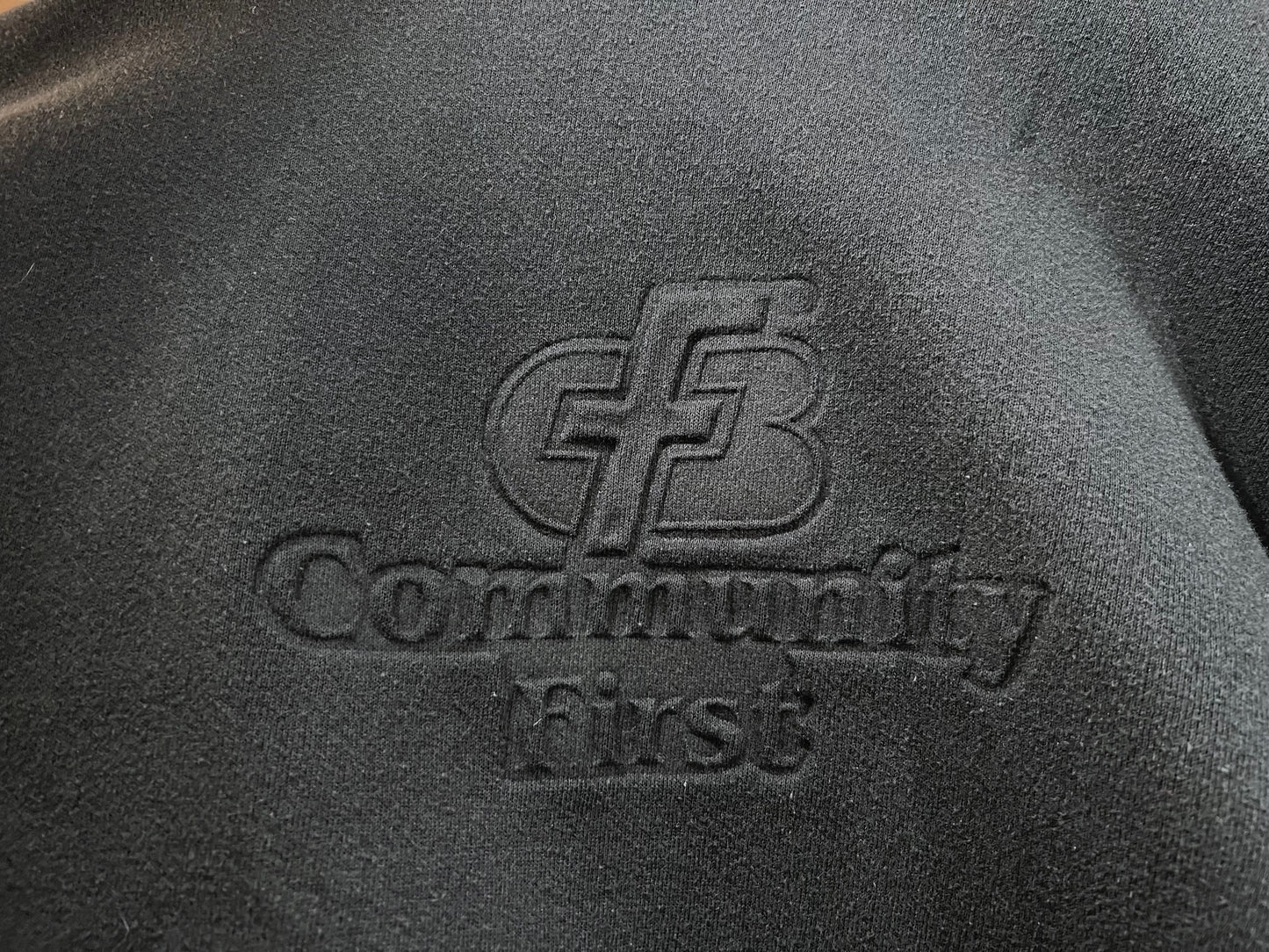 old Community First Crewneck Sweatshirt