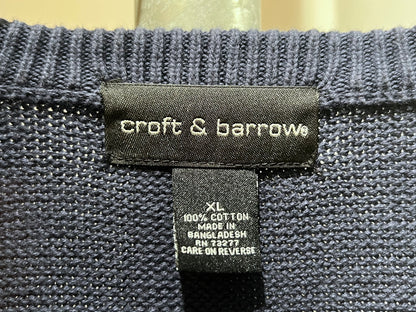 Croft & Barrow Striped Cotton Sweater