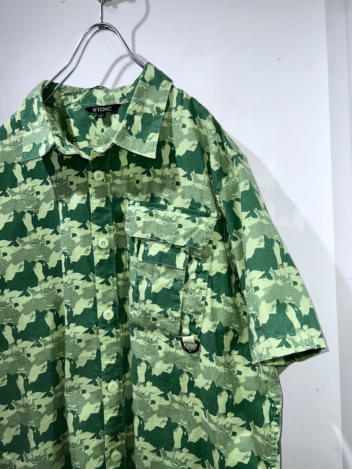 00s STOIC Rip Stop Camouflage Military Shirt