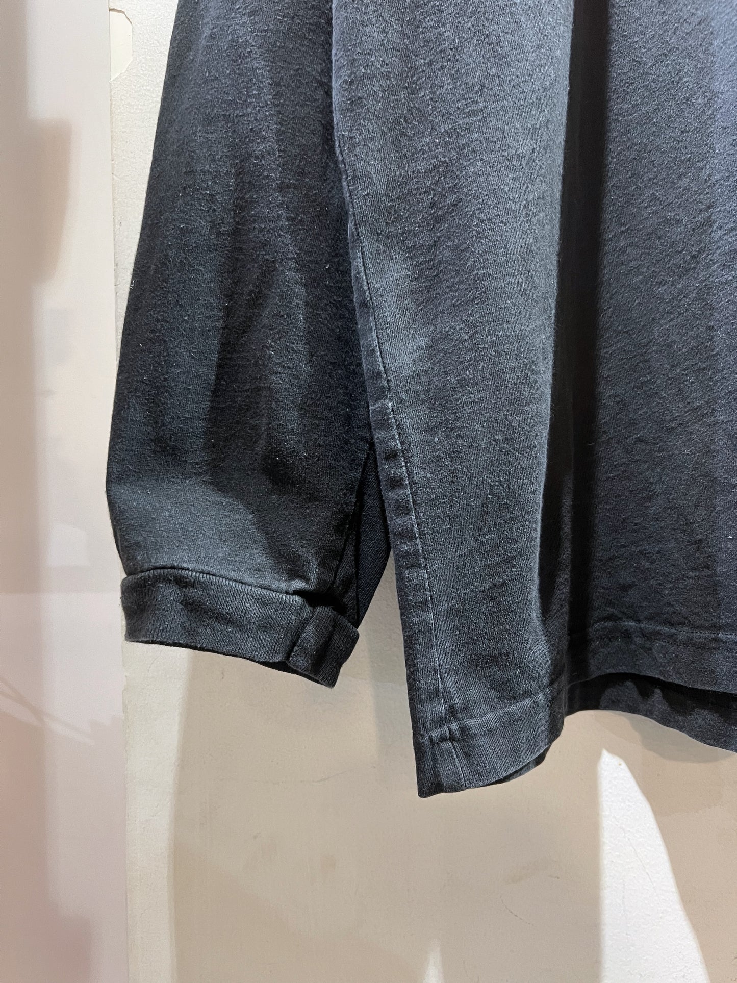 90s NORTHWEST BLUE Rib Line Oversized L/S T-shirt