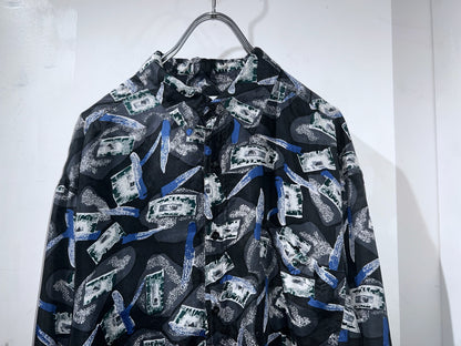 Vintage Silk Abstract L/S Shirt