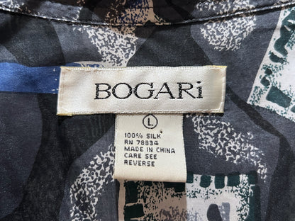 Vintage Silk Abstract L/S Shirt