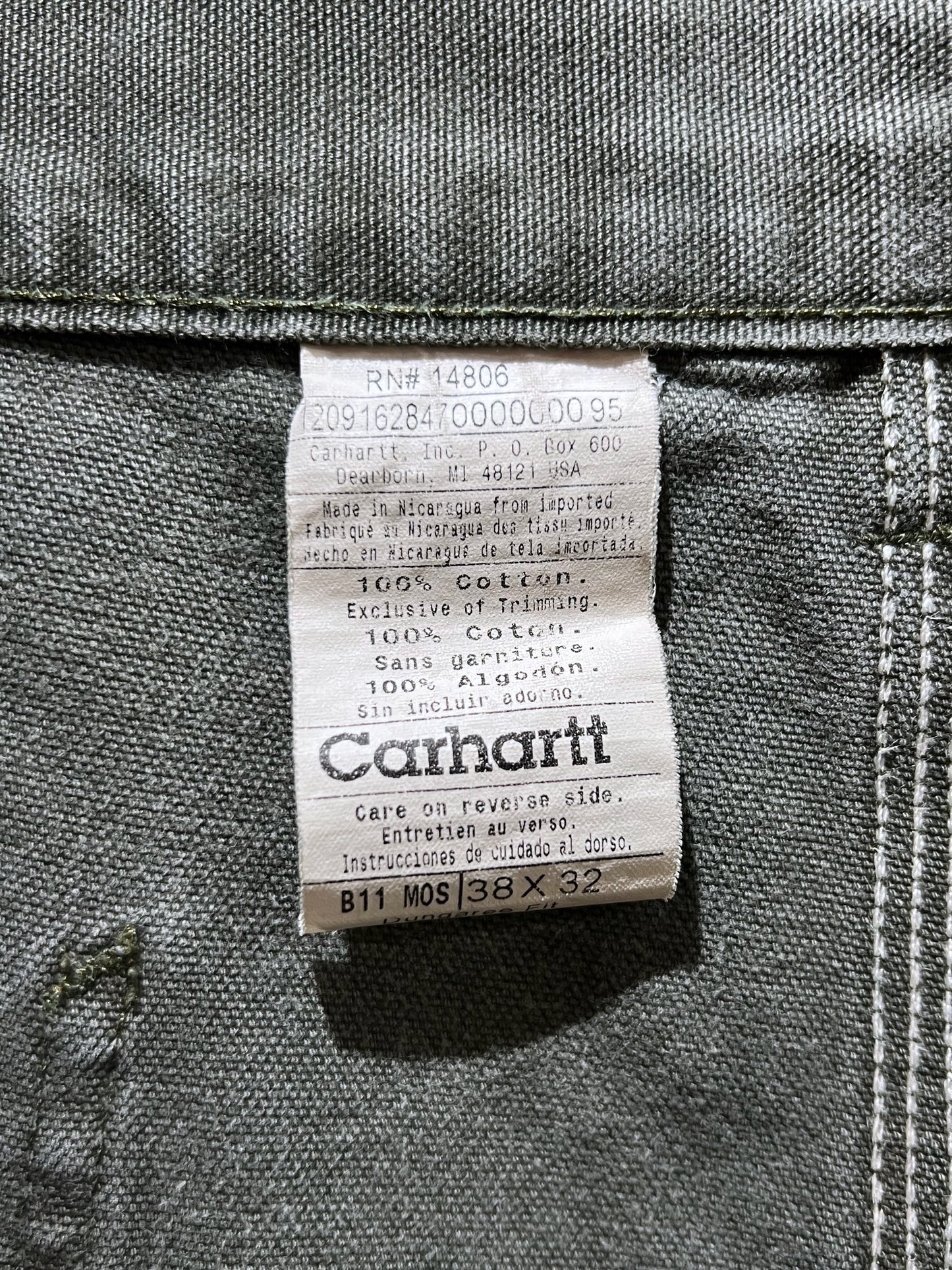 Carhartt Aged Canvas Work Pants