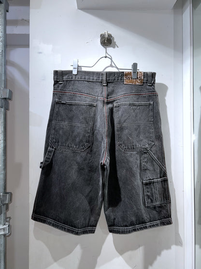 00s Webs Wide Denim Shorts