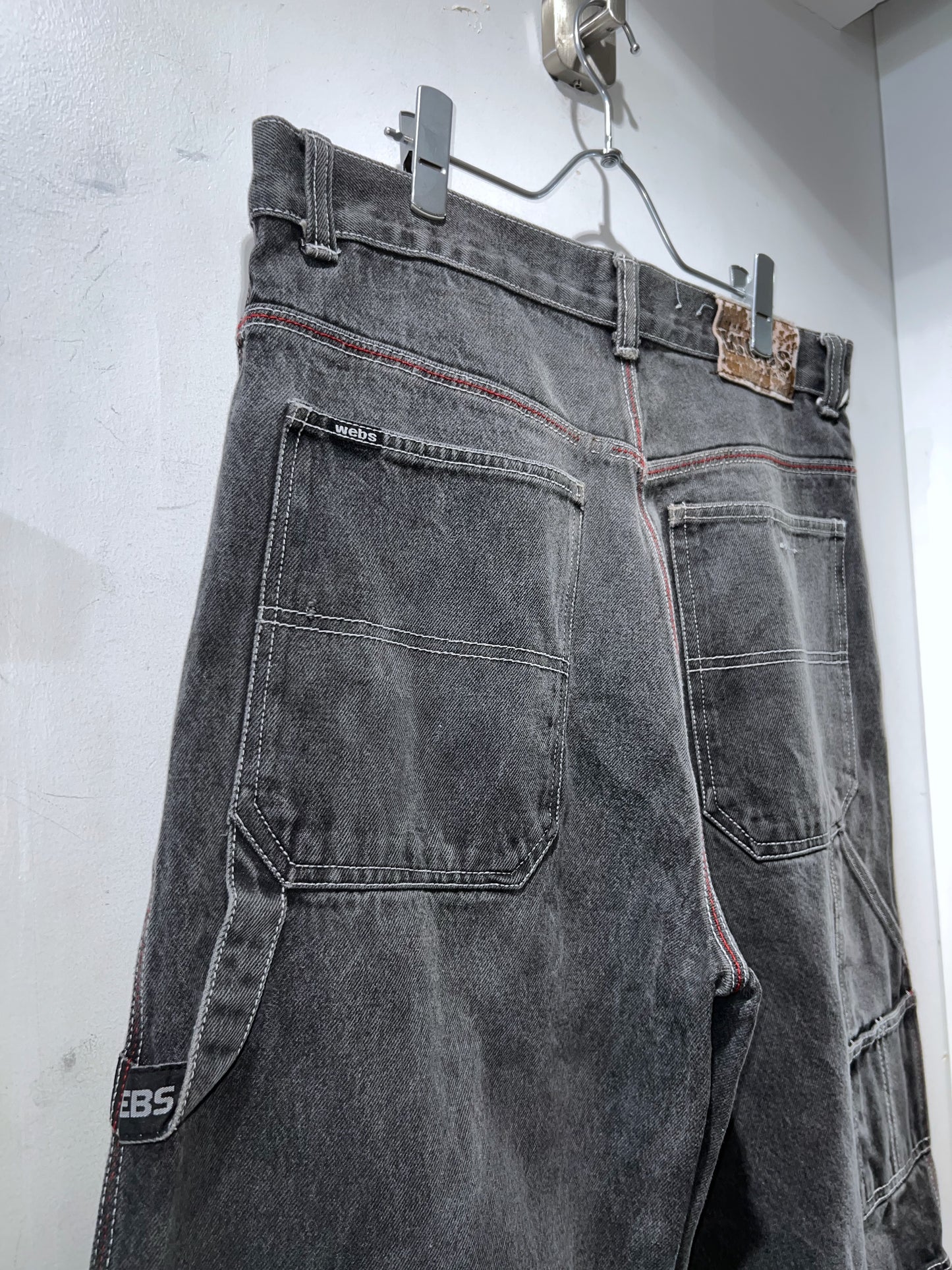 00s Webs Wide Denim Shorts